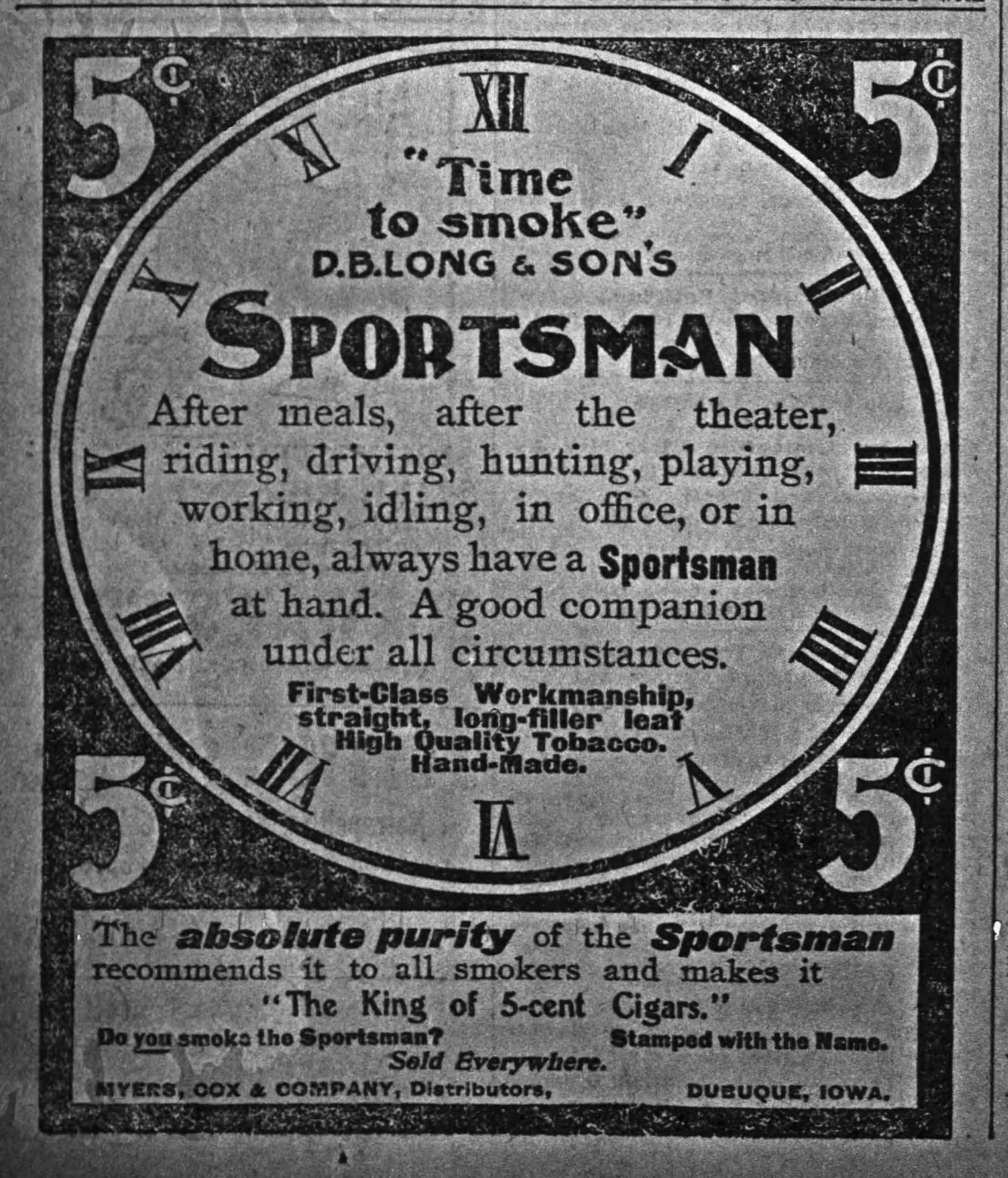 Sioux City Journal ads, Oct. 3 1900
